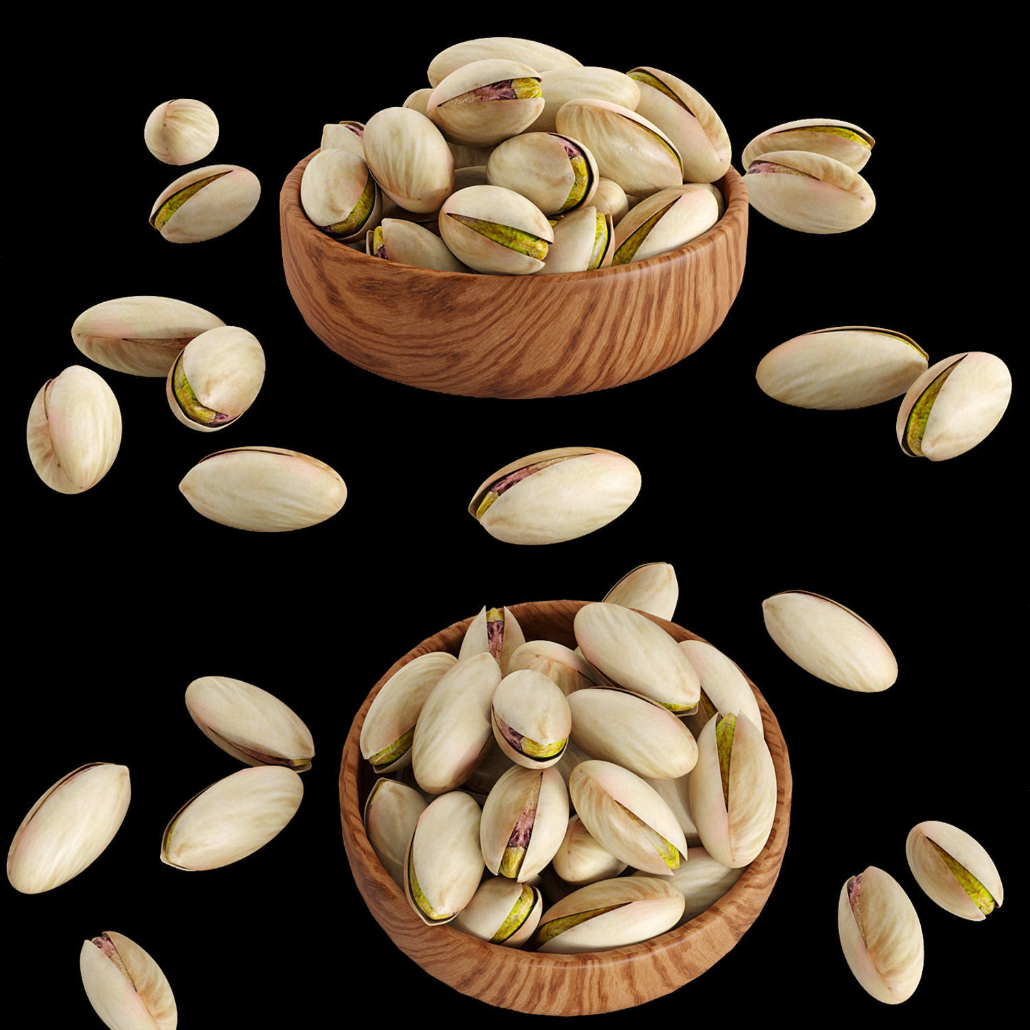 Mixed nuts 3D model_3