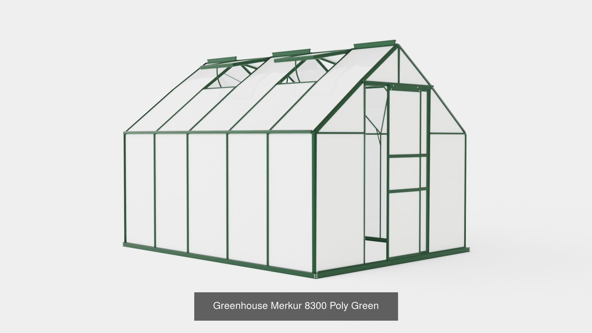 Collection of Greenhouse Merkur Green - 7 Models _3