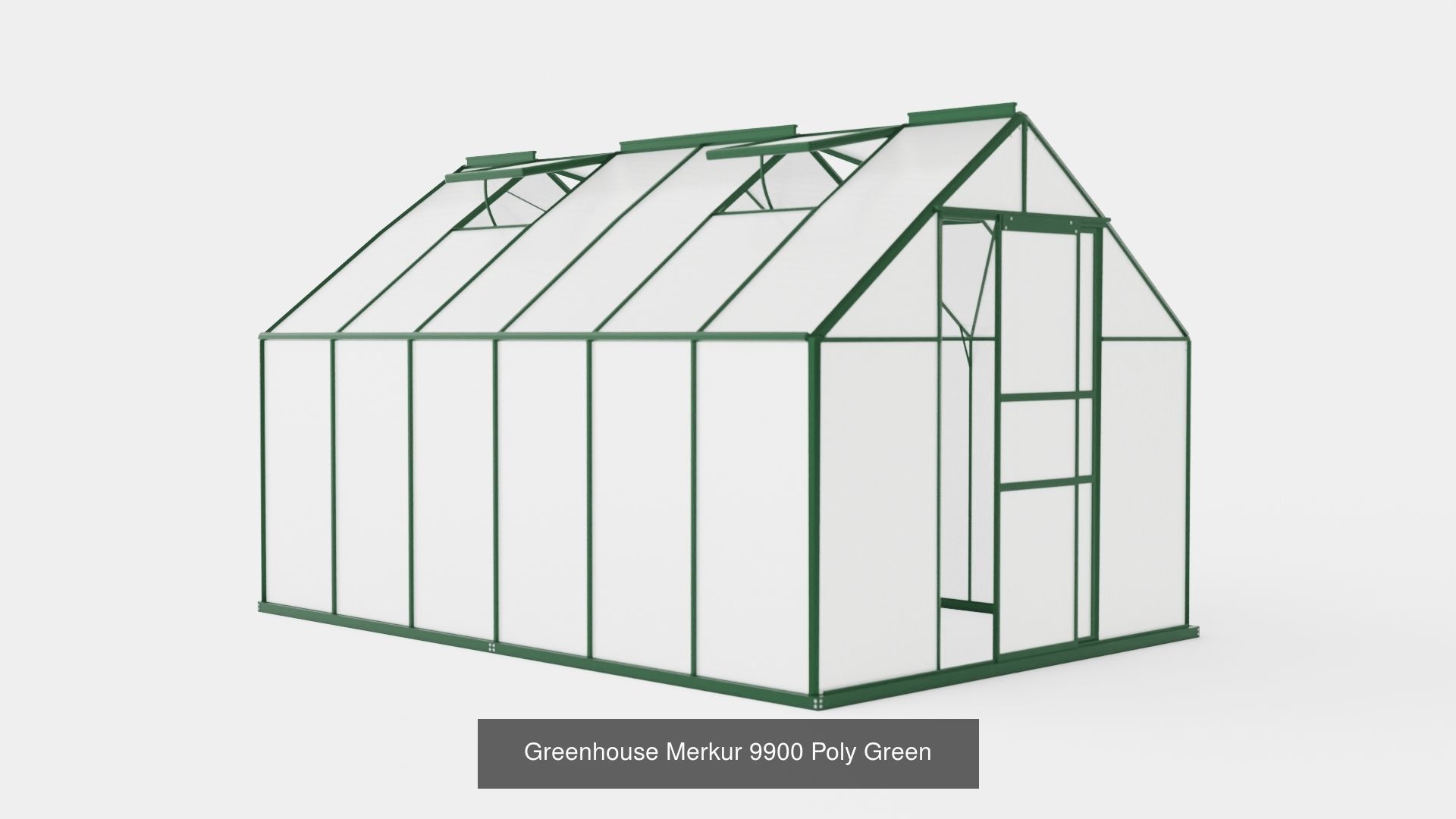 Collection of Greenhouse Merkur Poly Green - 3 Models _1