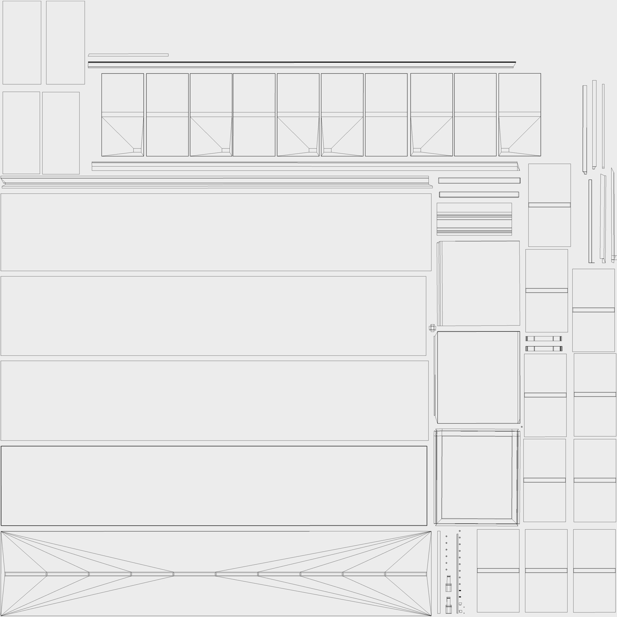 Truck 4X2 with semi trailer 3D model_33