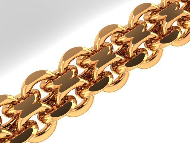 Bracelet women 3D print model_4