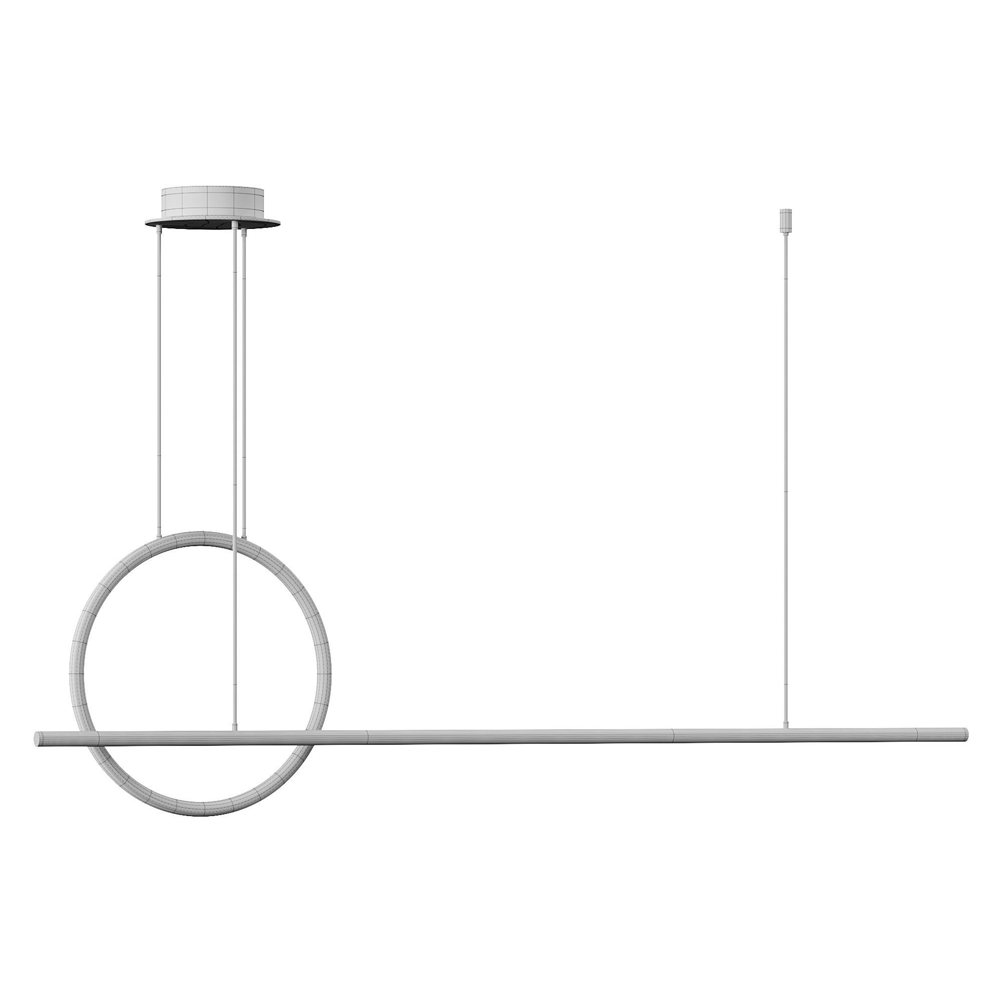 Halo pendant lamp by maytoni 3D model_6