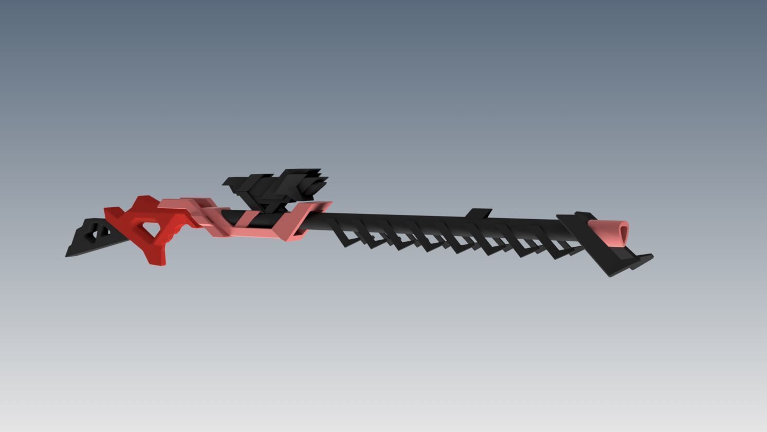 Supreme Rifle Sonic Frontiers fun art 3D print model_4