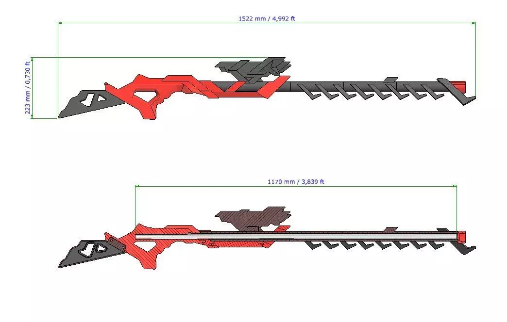 Supreme Rifle Sonic Frontiers fun art 3D print model_0