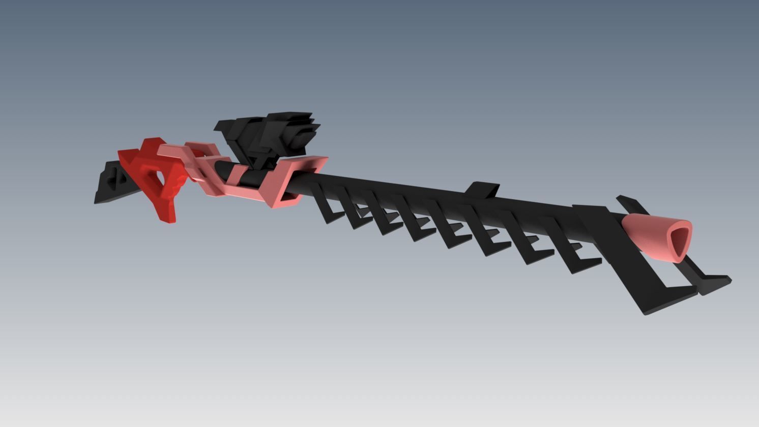 Supreme Rifle Sonic Frontiers fun art 3D print model_2