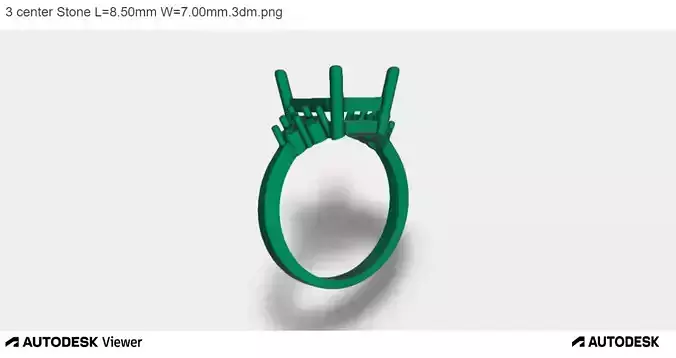 Men Ring with an Asscher Cut Center Stone