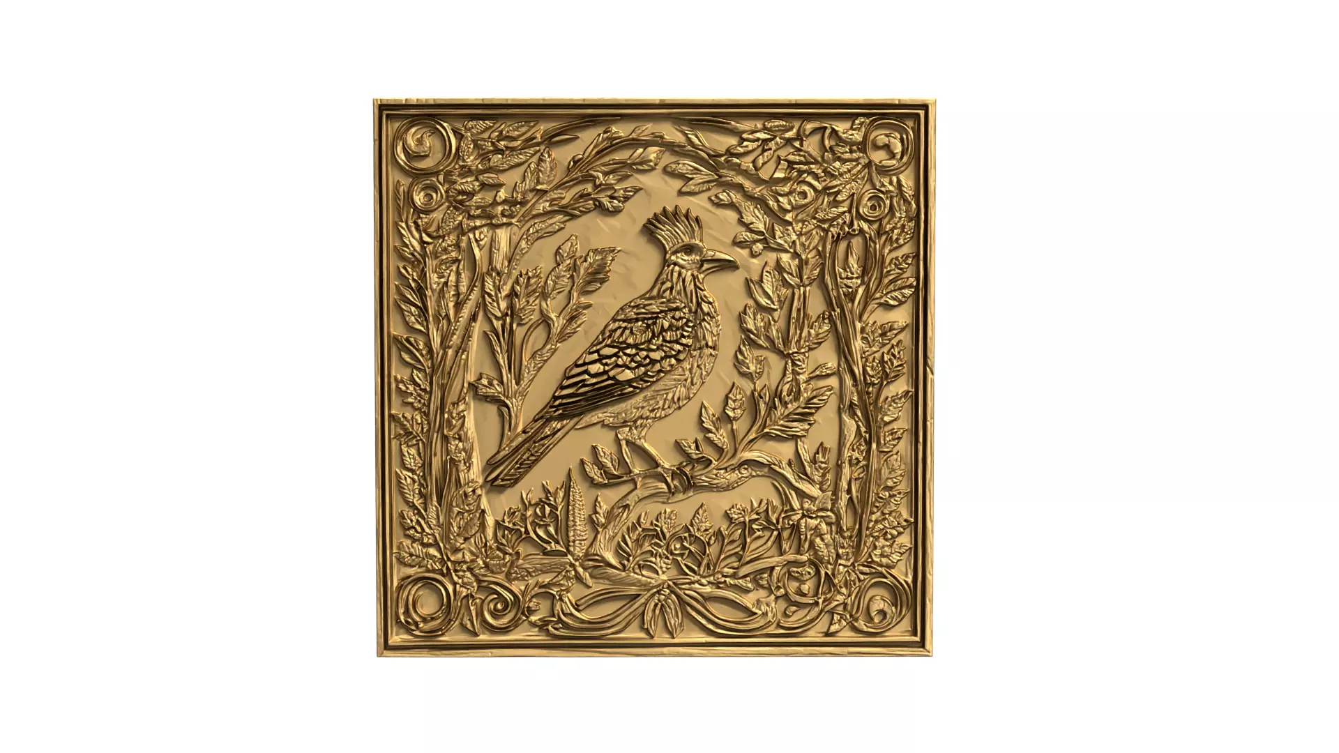 decor set wall panel ornament mural CNC 05 3D print 3D print model
