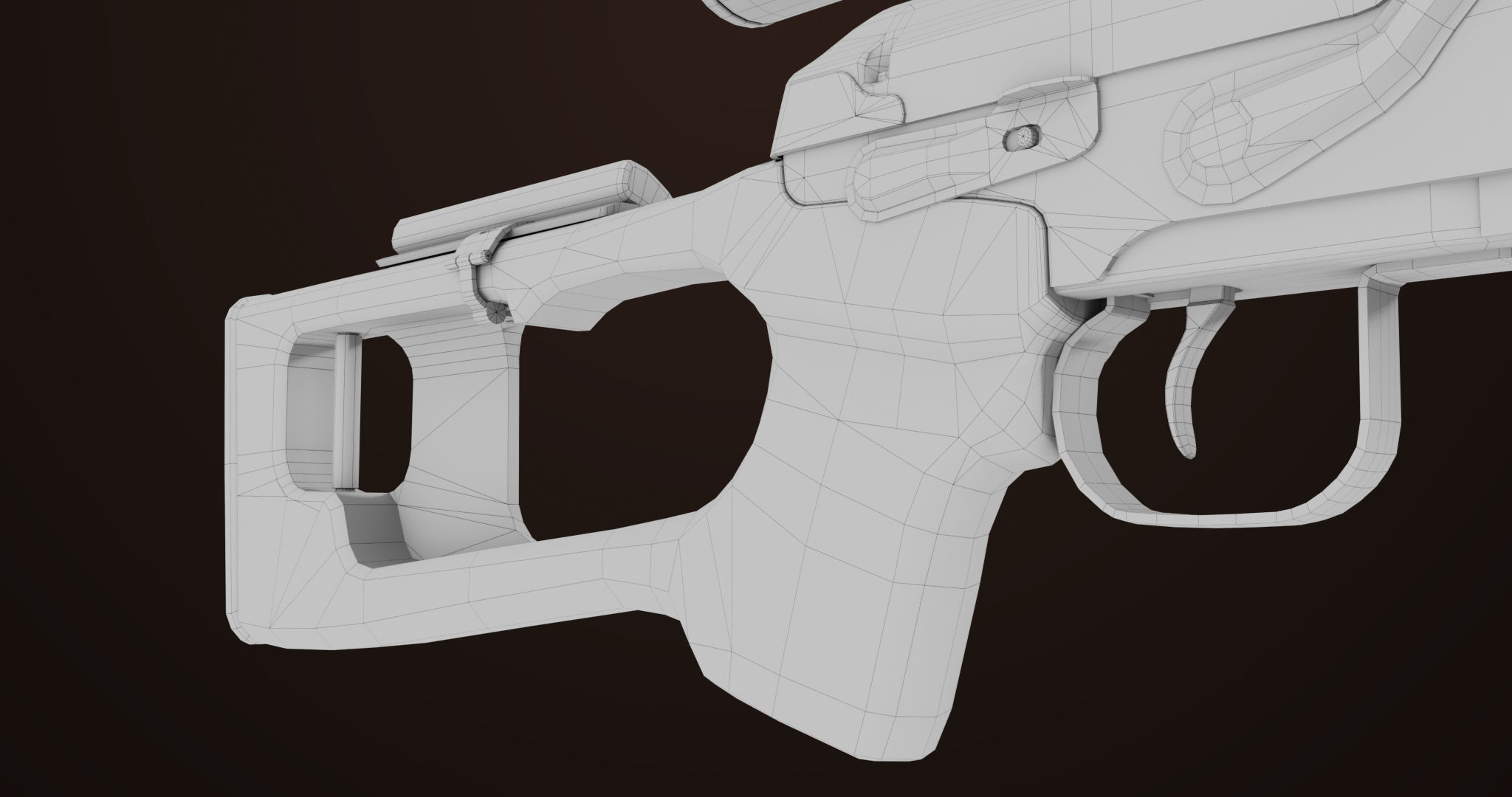 Sniper Rifle 01 Wood Rig All PBR Unity Ue Textures Low-poly 3D model_39