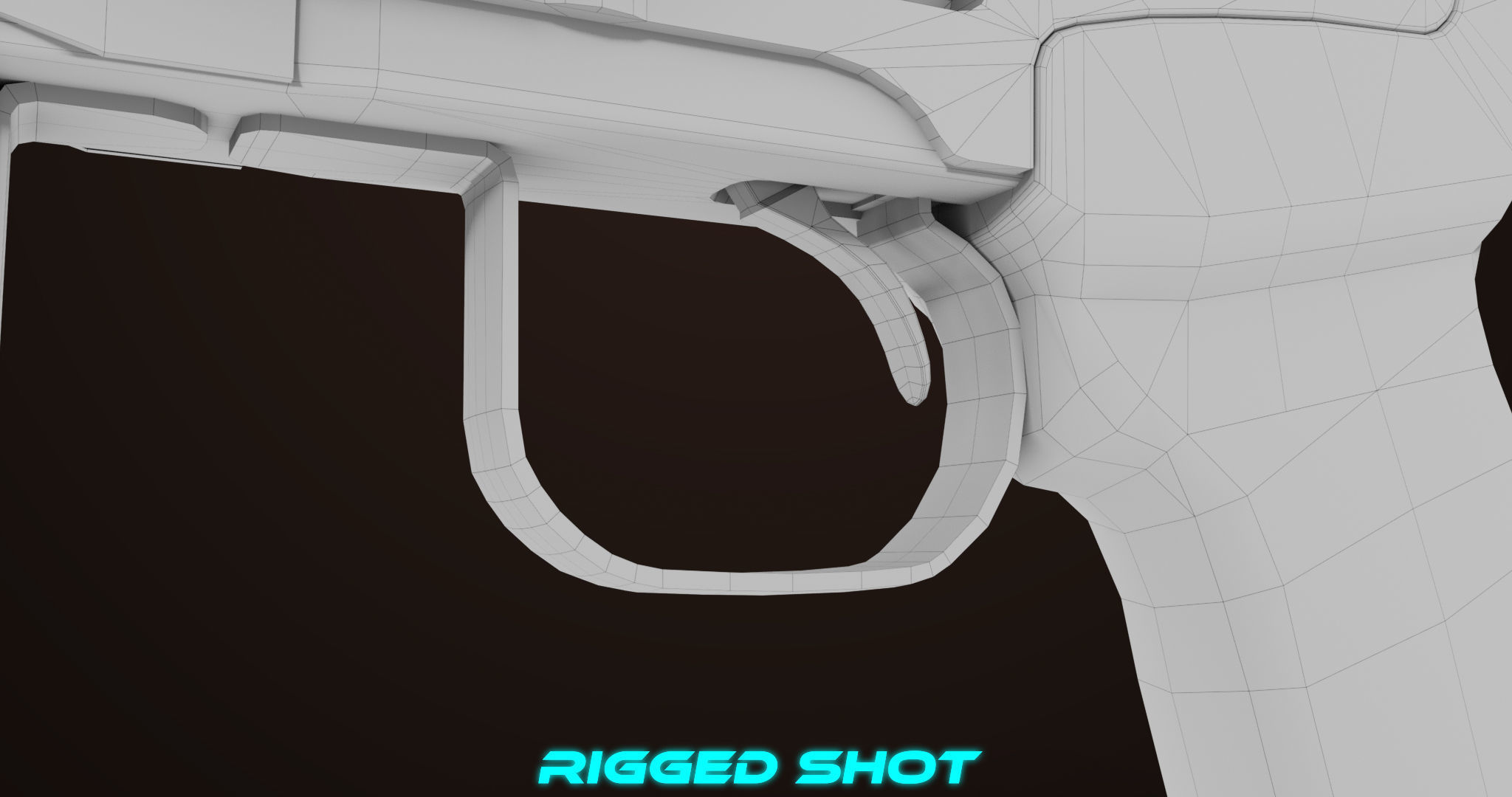 Sniper Rifle 01 Wood Rig All PBR Unity Ue Textures Low-poly 3D model_44