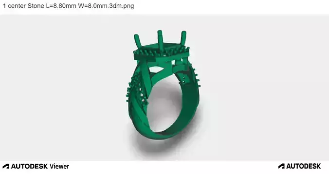 Men Ring with an Asscher Cut Center Stone