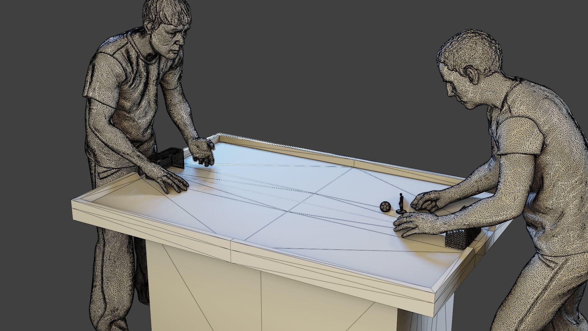 Soccer Table Players 2 3D print model_11
