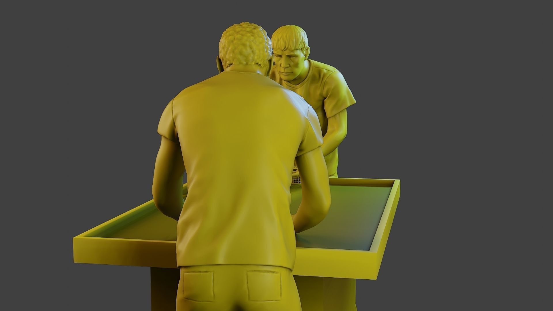 Soccer Table Players 2 3D print model_25