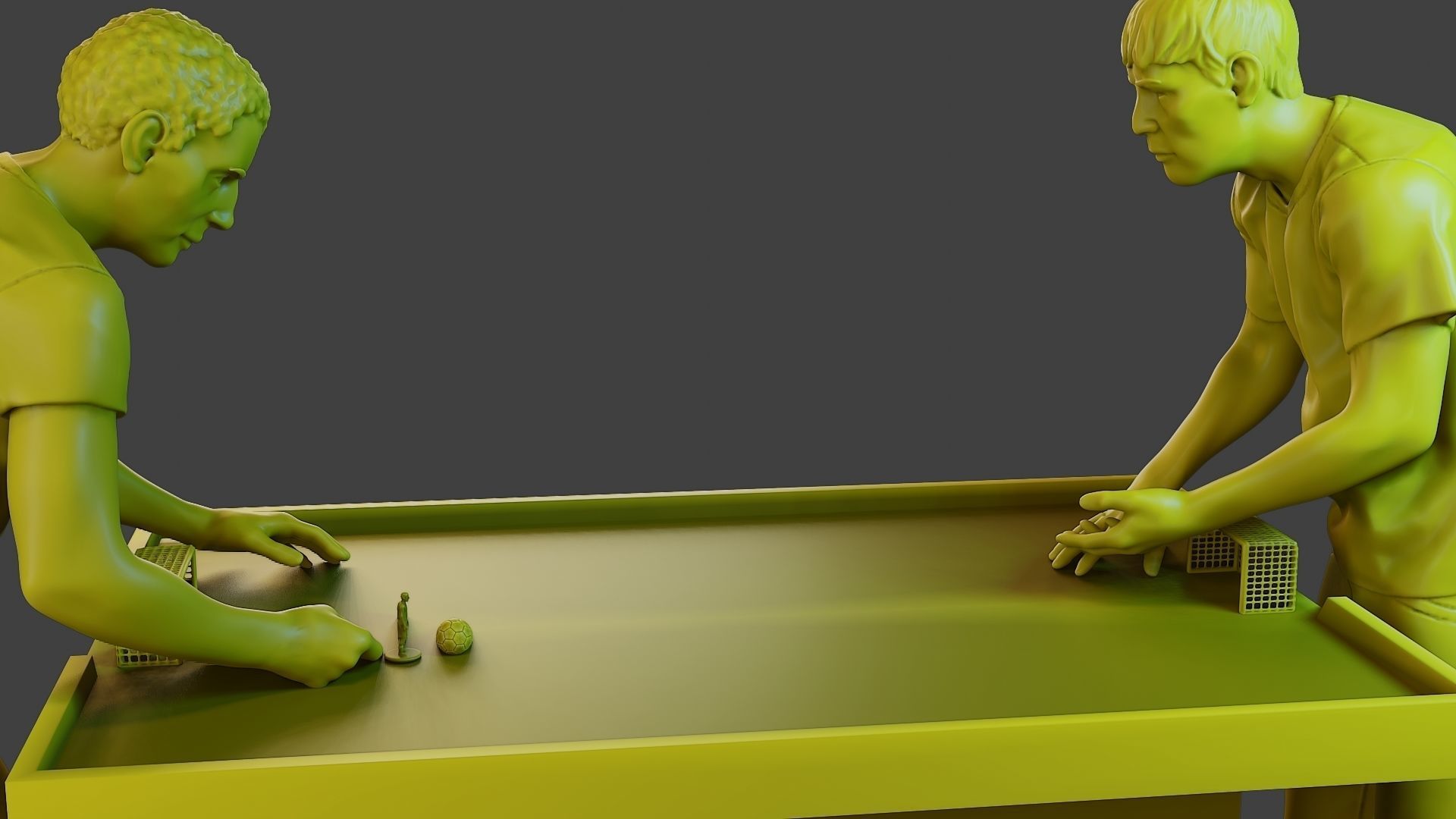 Soccer Table Players 2 3D print model_20
