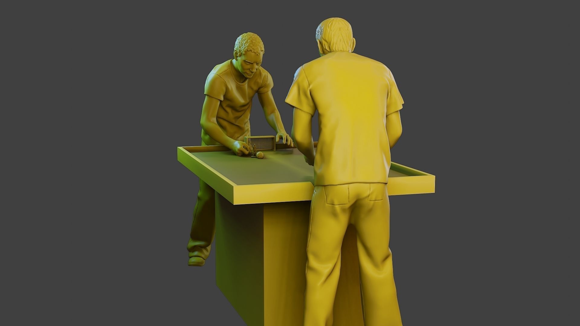 Soccer Table Players 2 3D print model_7