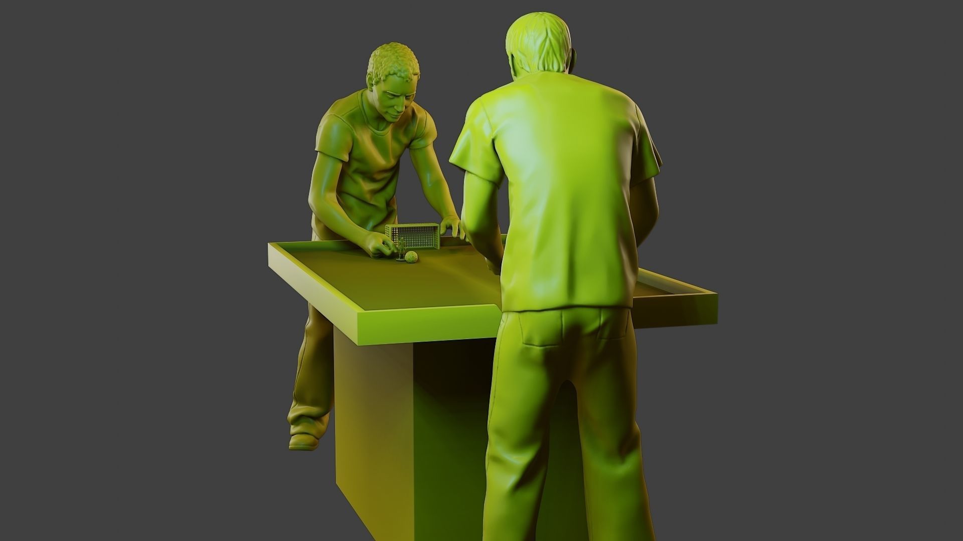 Soccer Table Players 2 3D print model_30