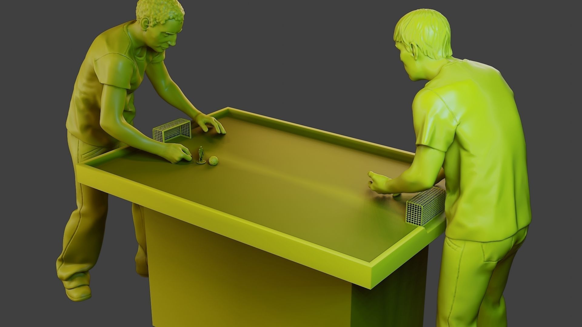 Soccer Table Players 2 3D print model_23