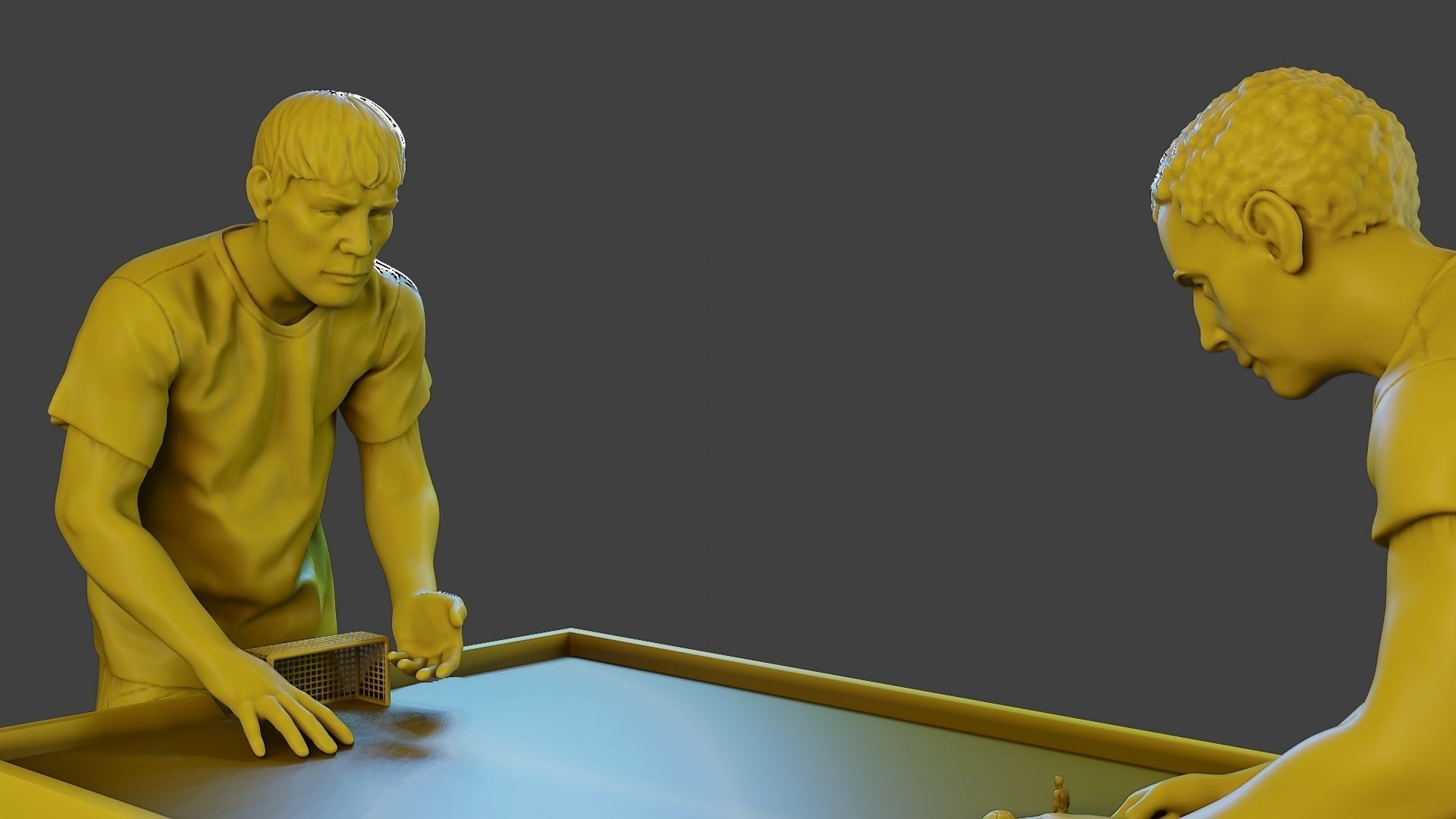 Soccer Table Players 2 3D print model_17