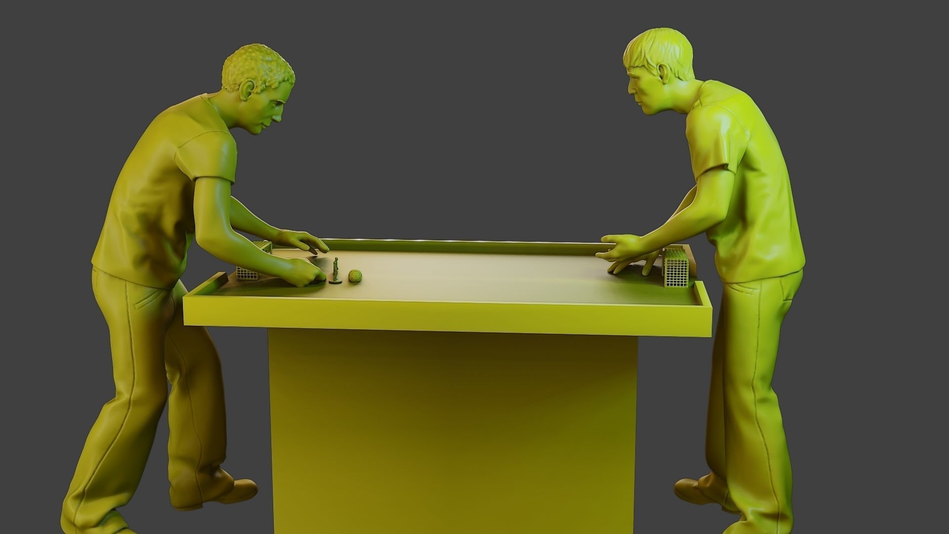 Soccer Table Players 2 3D print model_24
