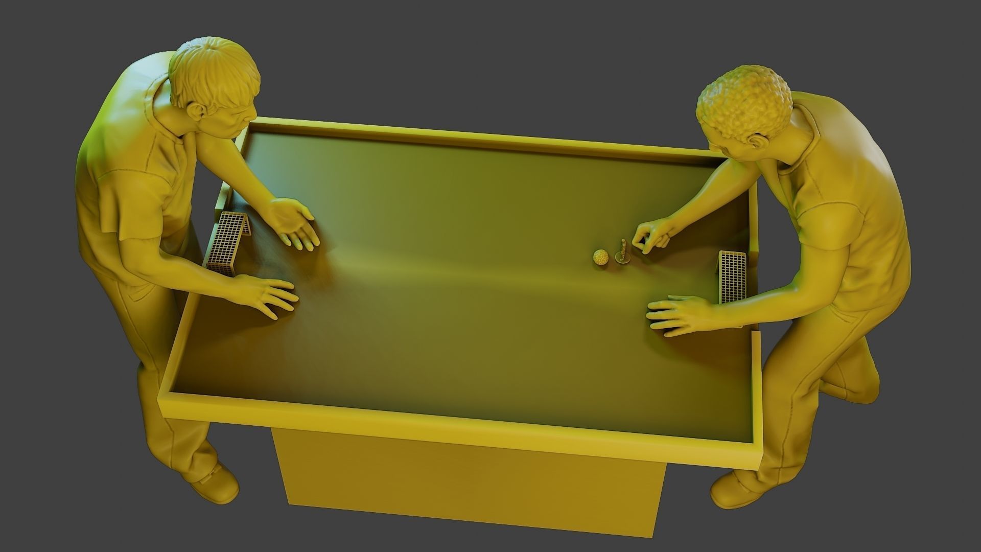 Soccer Table Players 2 3D print model_13
