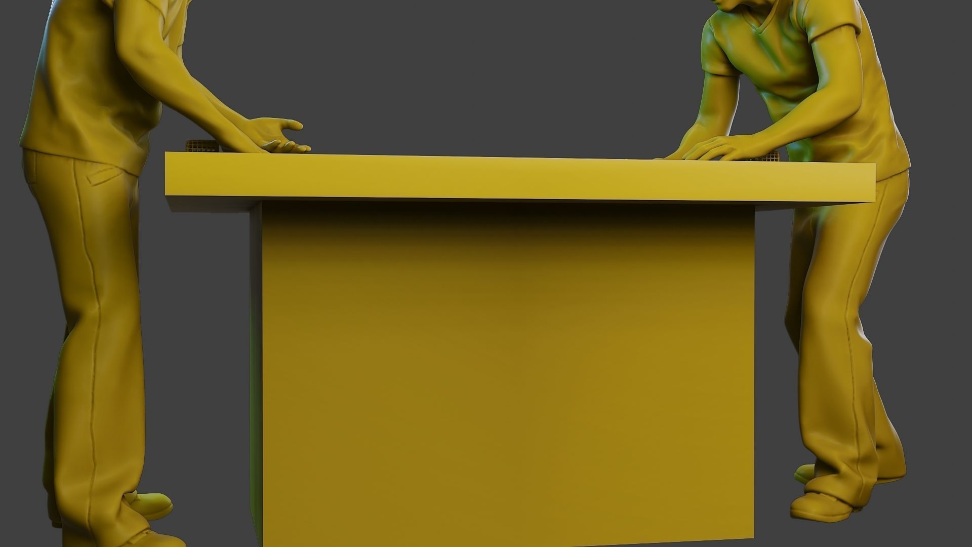 Soccer Table Players 2 3D print model_27