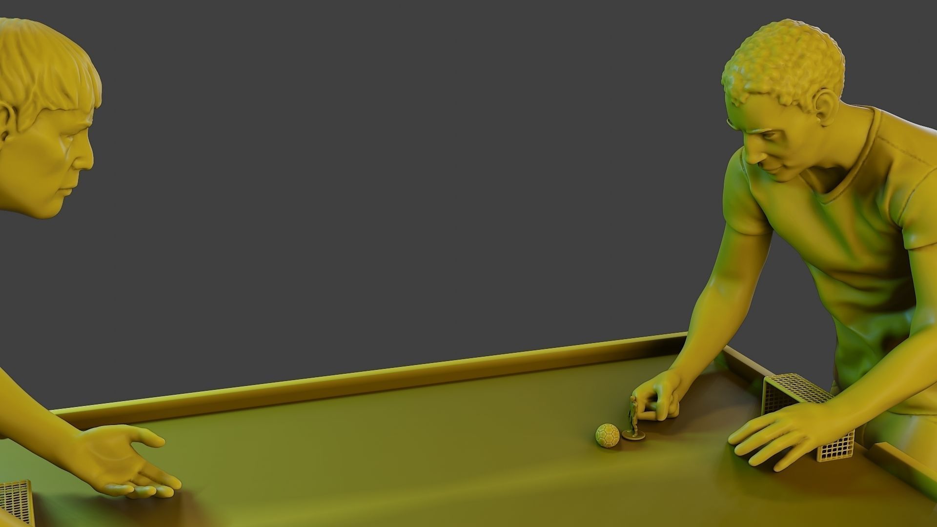 Soccer Table Players 2 3D print model_18