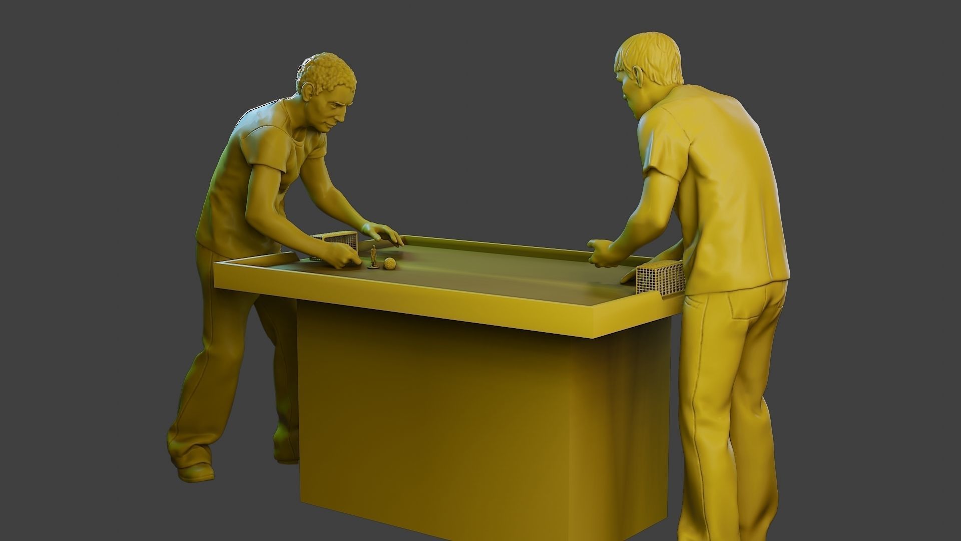Soccer Table Players 2 3D print model_6