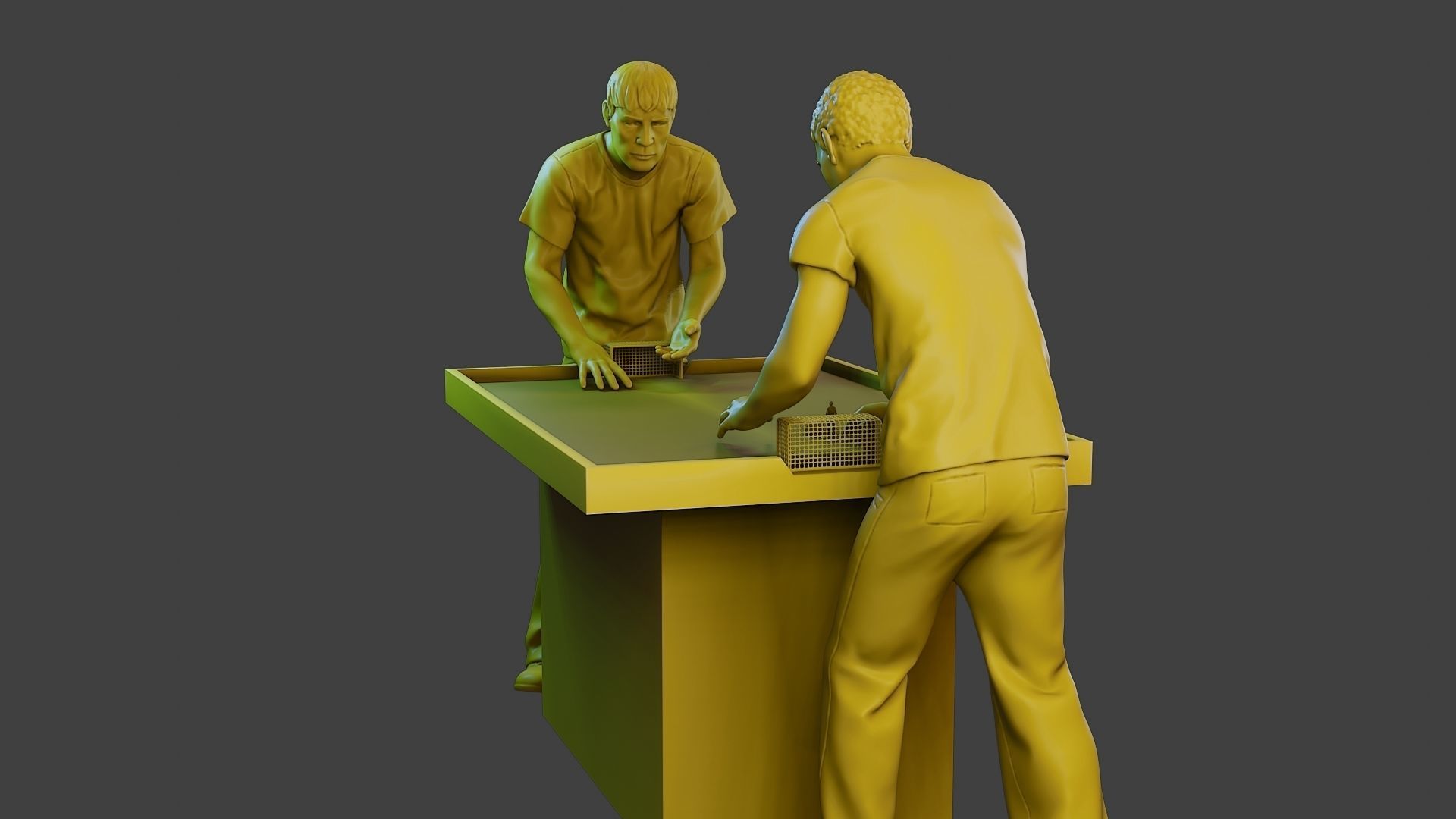 Soccer Table Players 2 3D print model_2