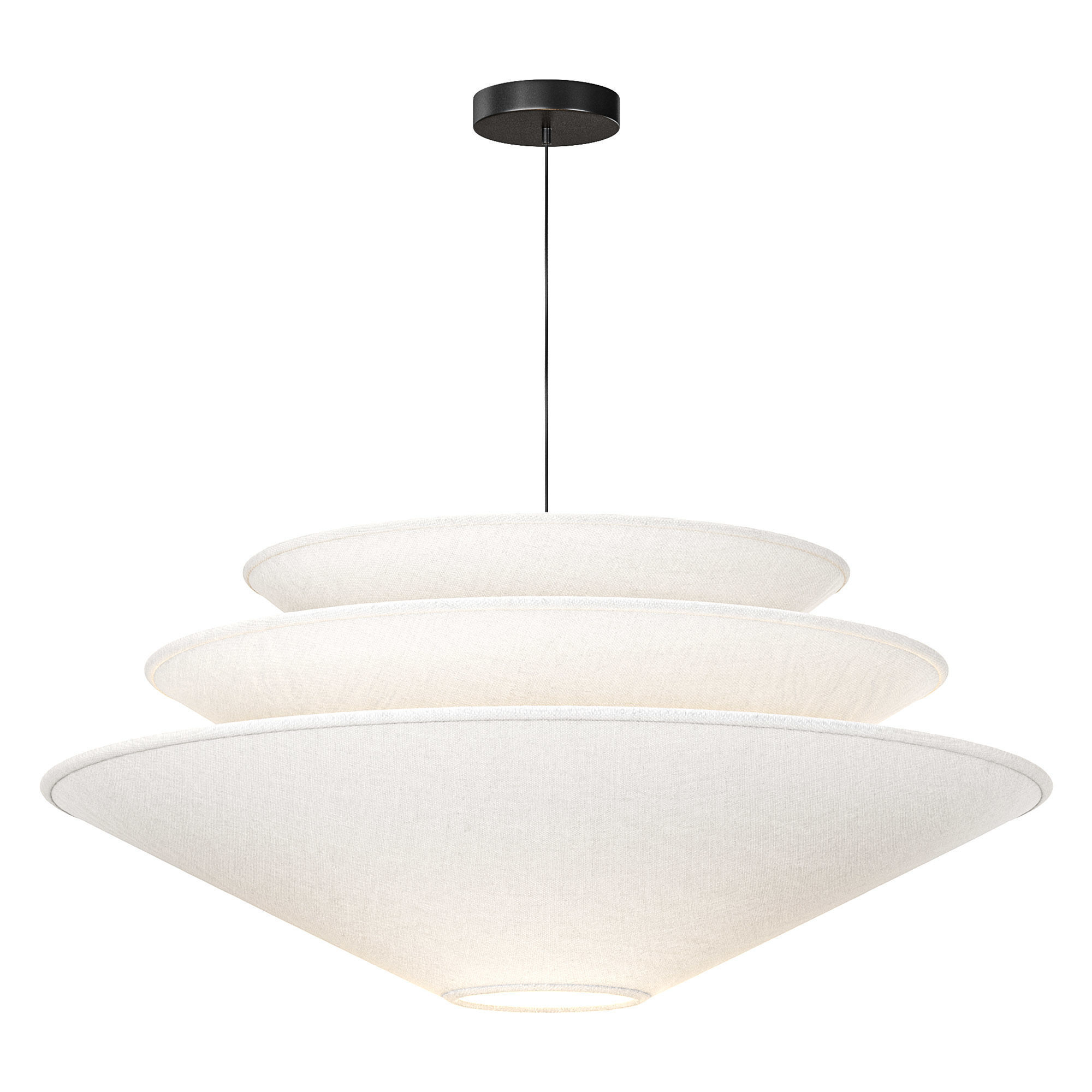 West Elm Gull Pendant Light 3D model_6