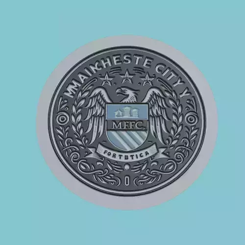 Manchester City Medallion Football