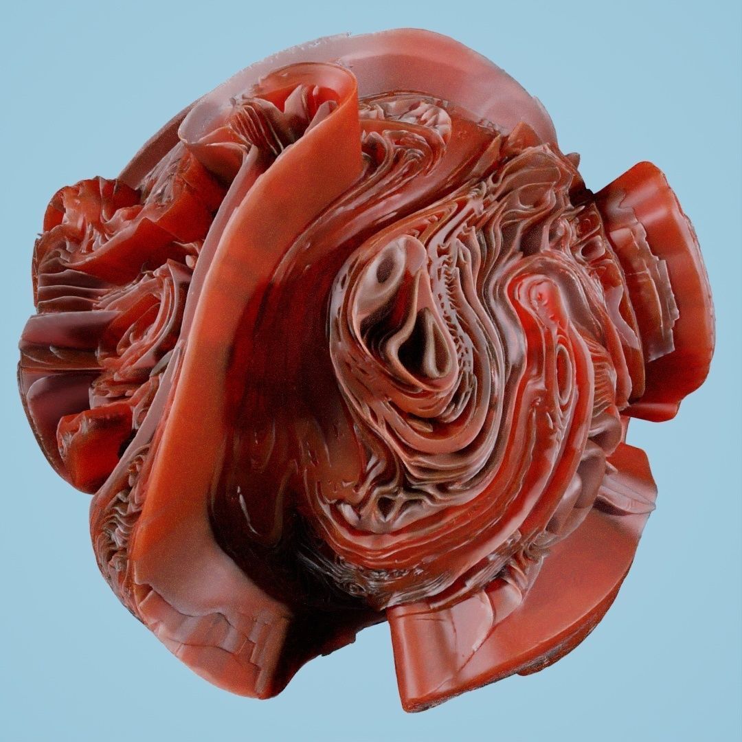 12 Folding Spheres 3D print model_46