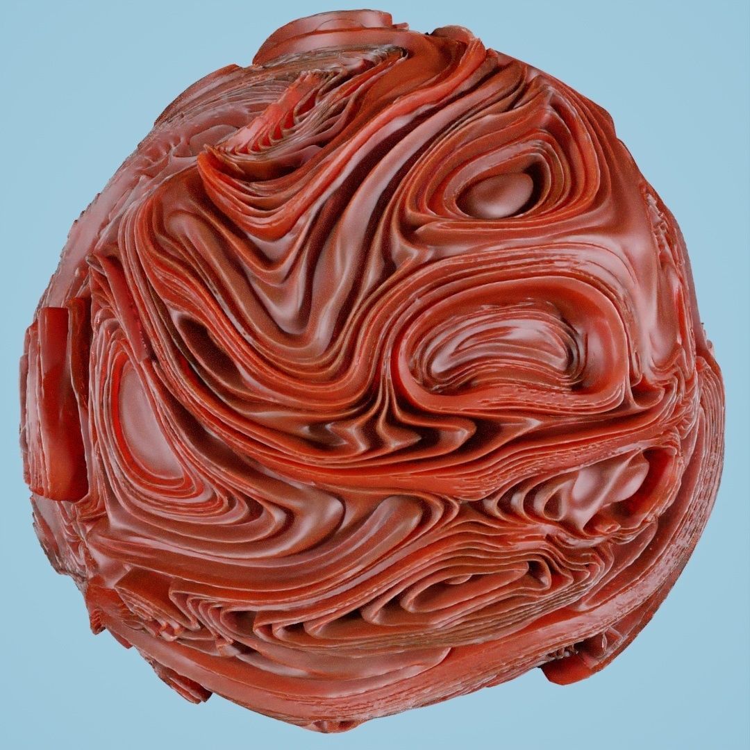 12 Folding Spheres 3D print model_13