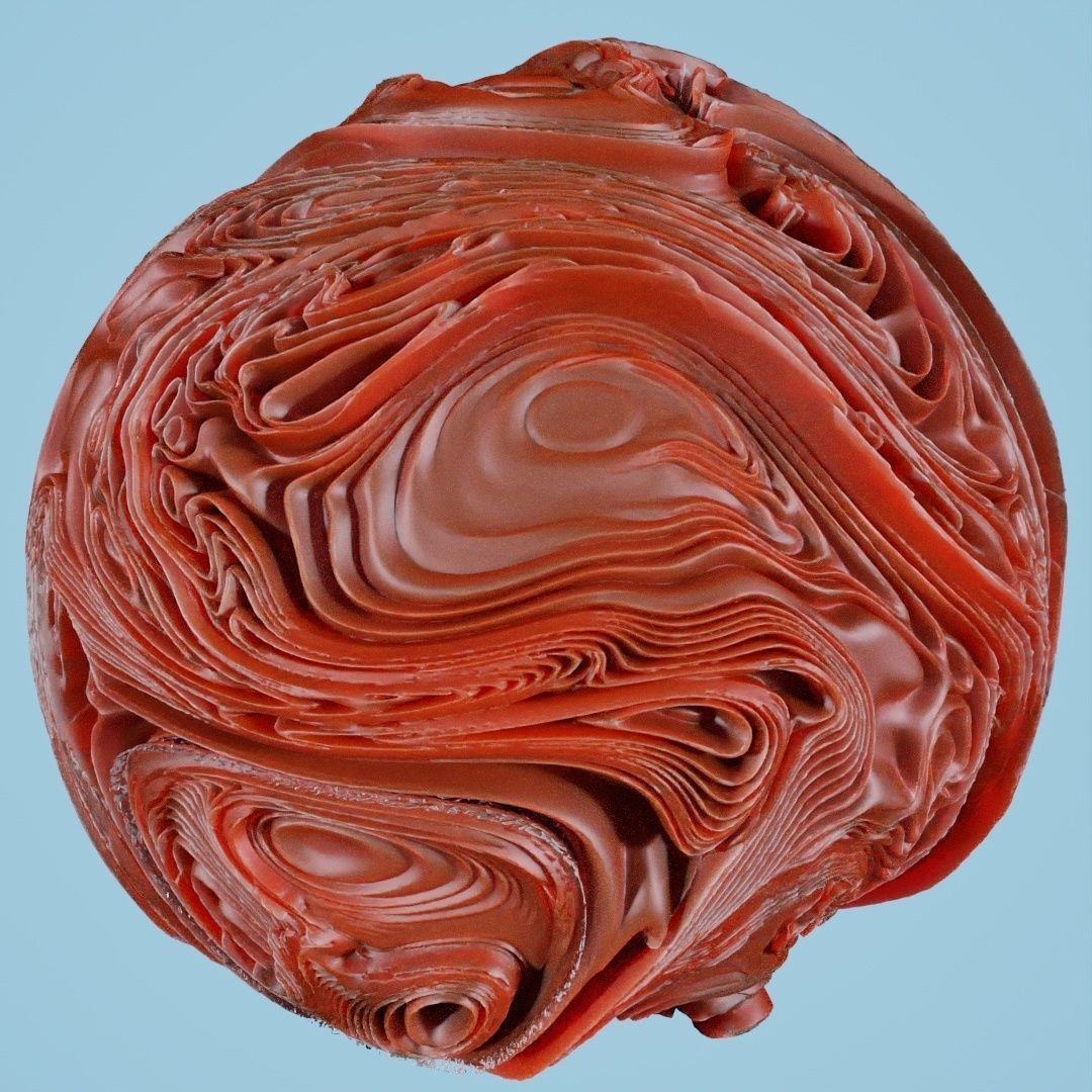 12 Folding Spheres 3D print model_10