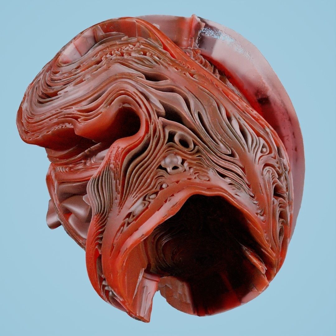 12 Folding Spheres 3D print model_44