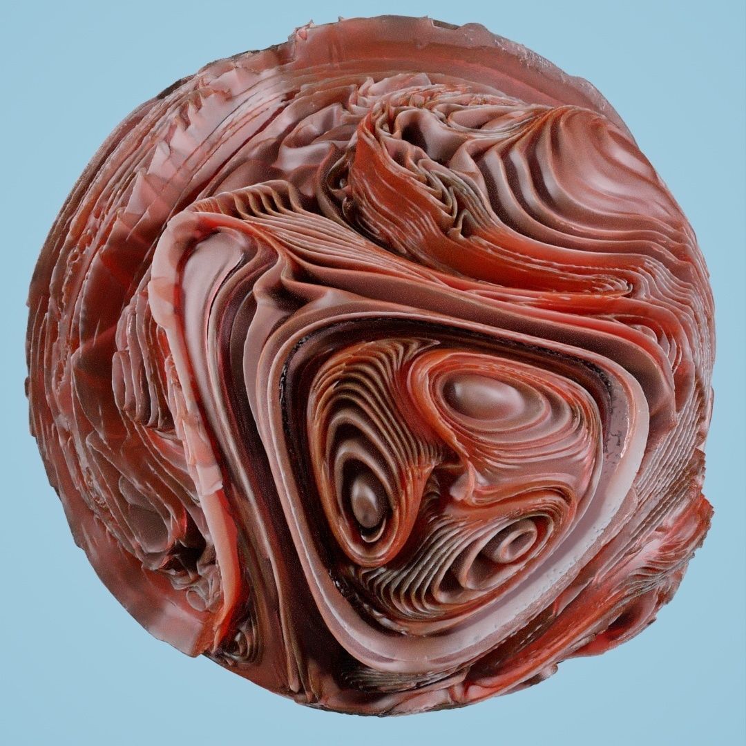 12 Folding Spheres 3D print model_39