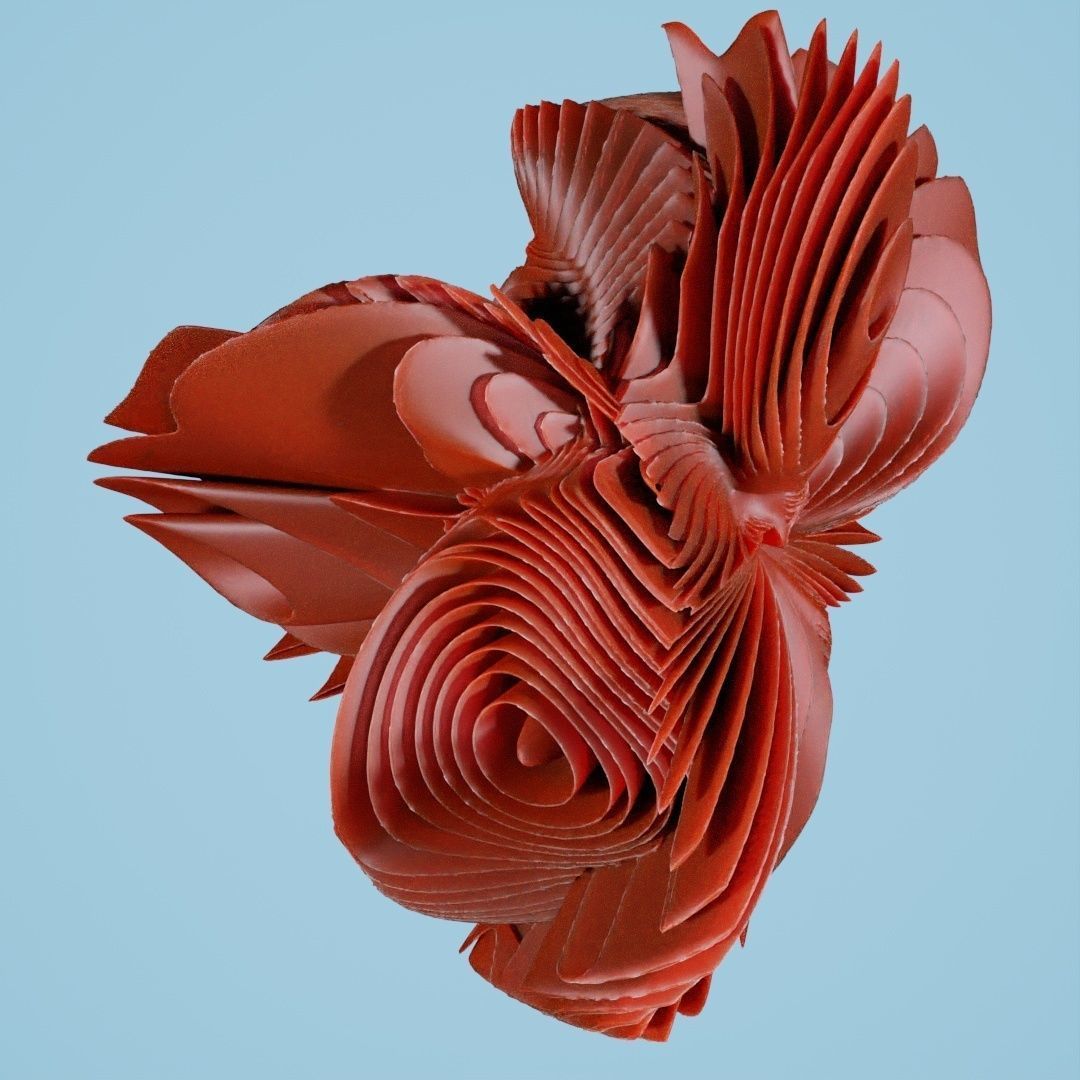 12 Folding Spheres 3D print model_50