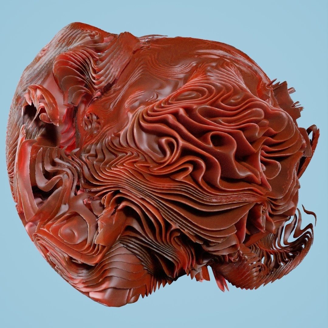 12 Folding Spheres 3D print model_4