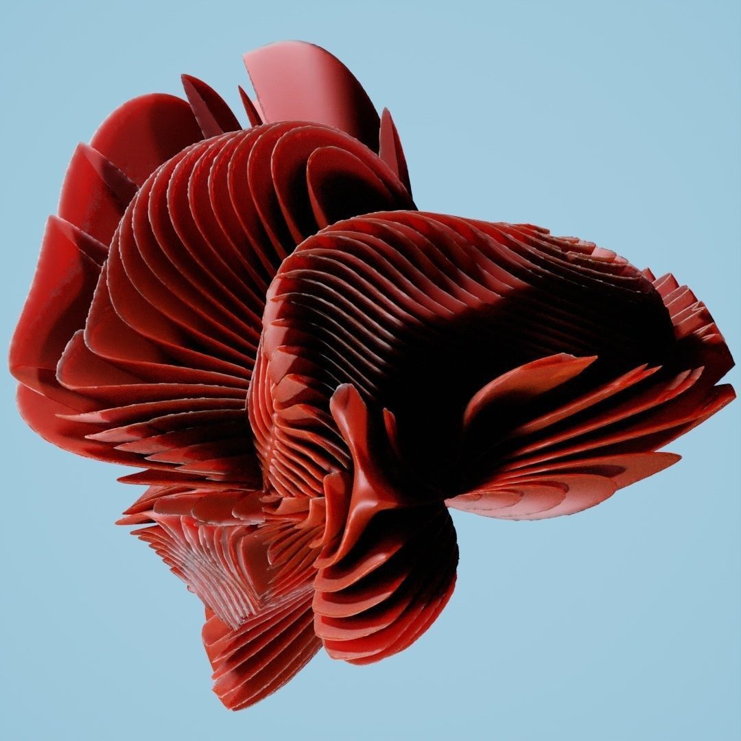 12 Folding Spheres 3D print model_54