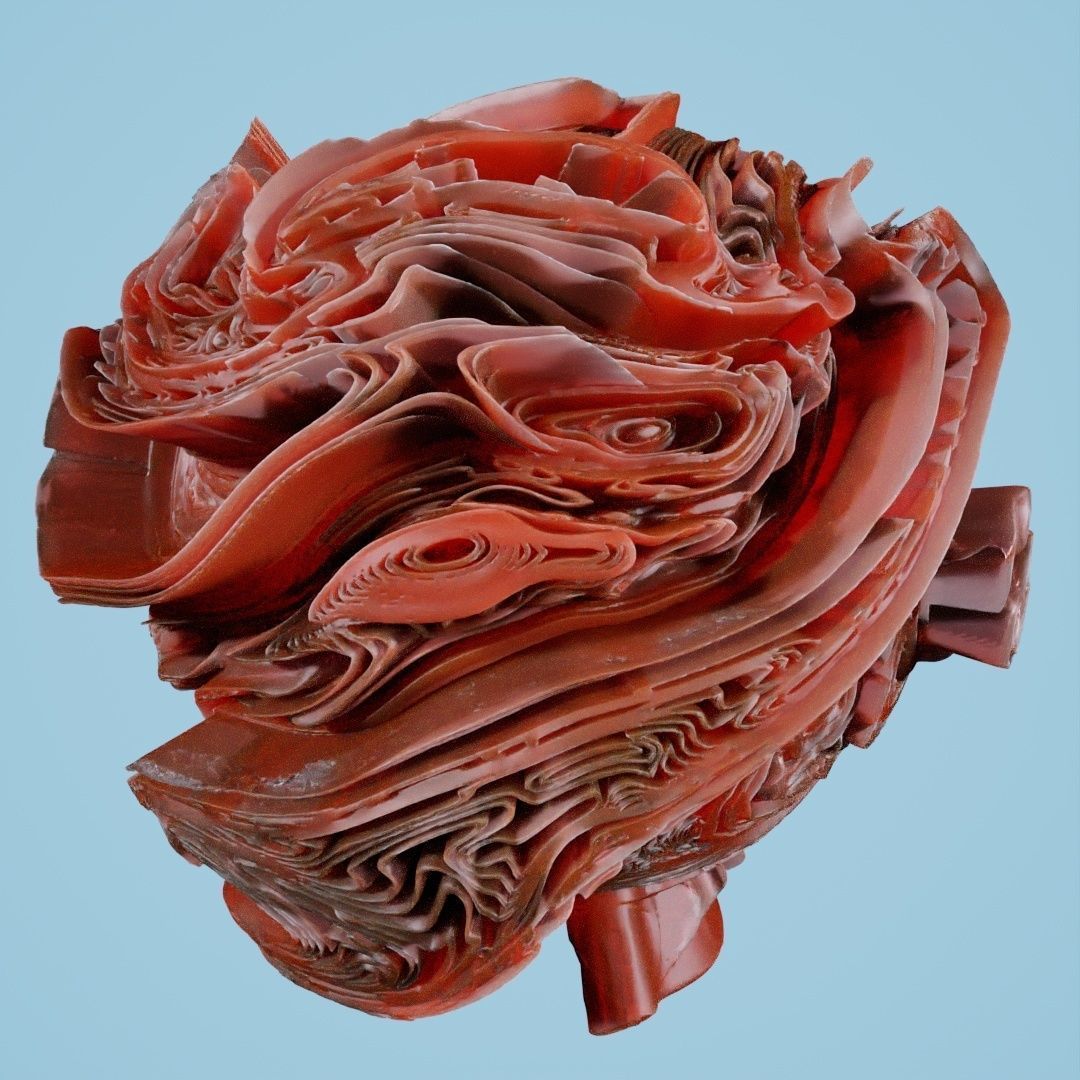 12 Folding Spheres 3D print model_41