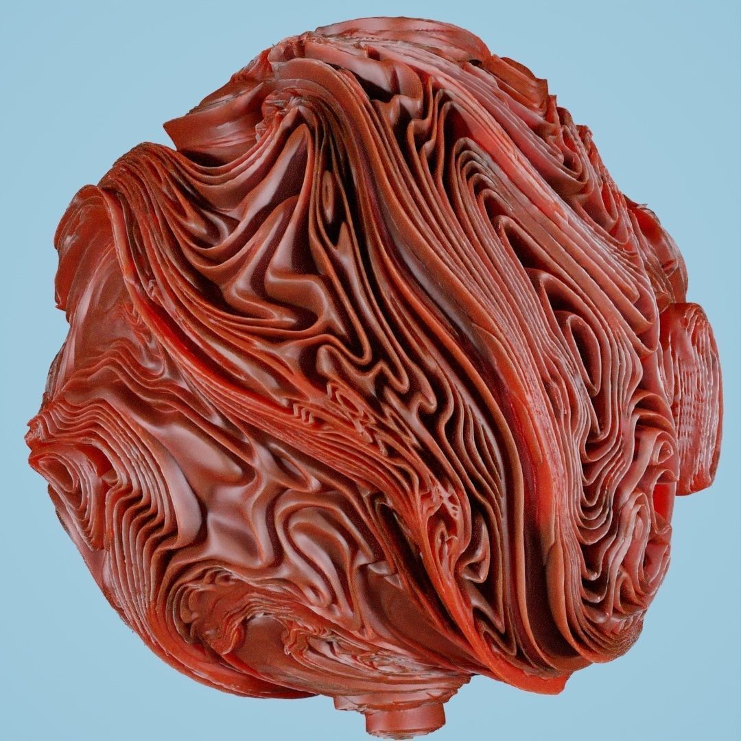 12 Folding Spheres 3D print model_8