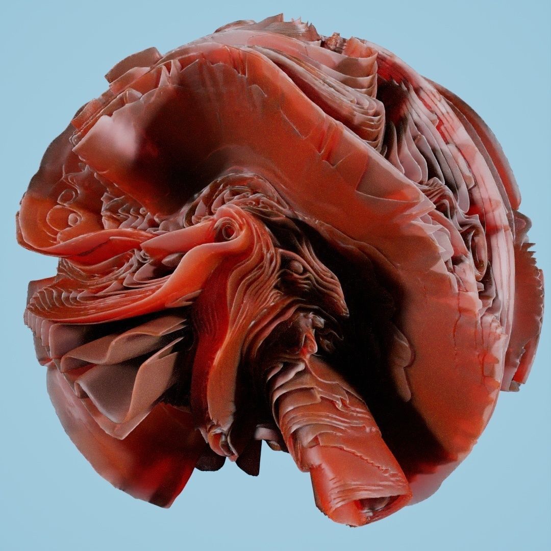 12 Folding Spheres 3D print model_6