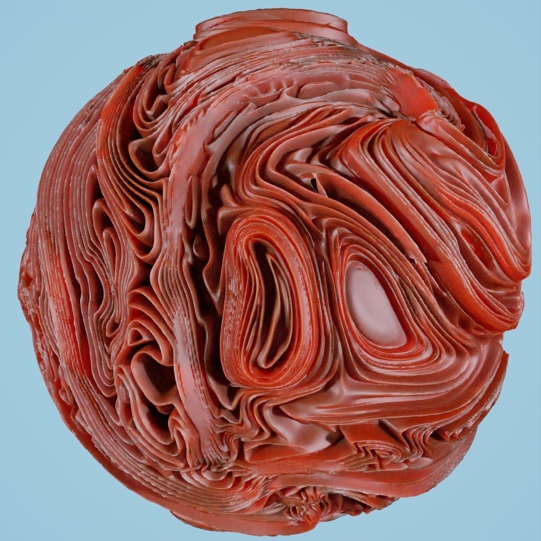 12 Folding Spheres 3D print model_1