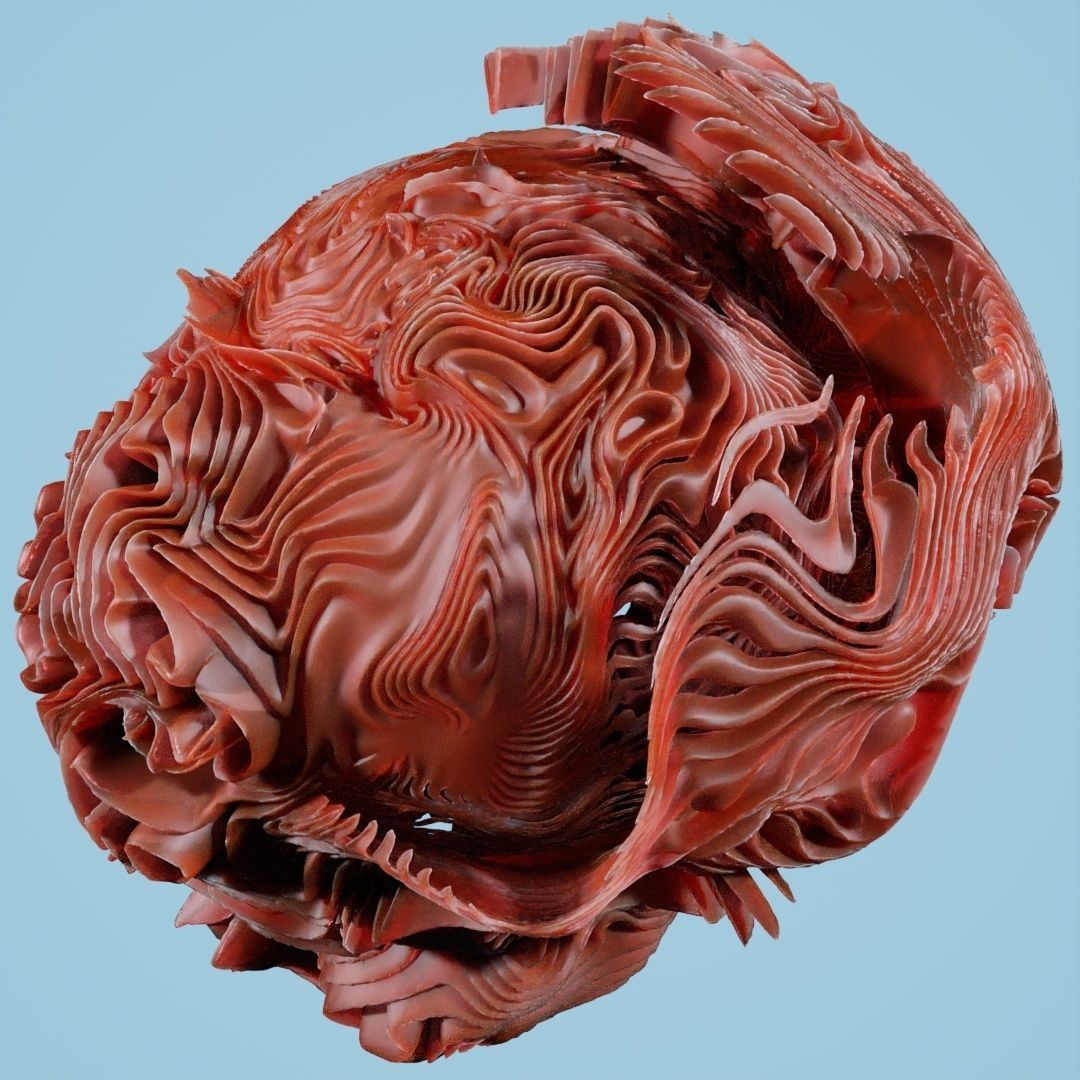 12 Folding Spheres 3D print model_23