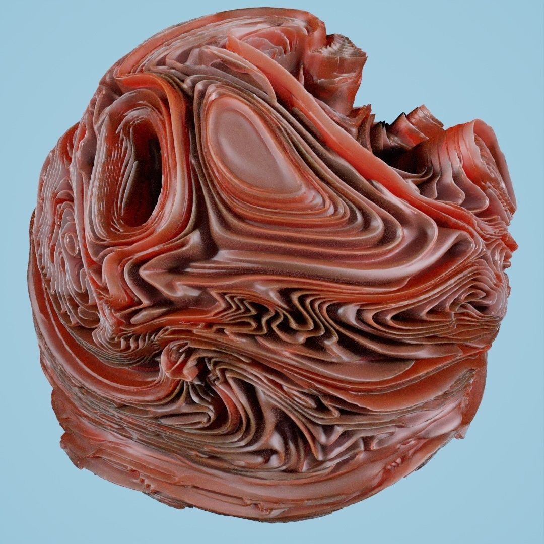 12 Folding Spheres 3D print model_36