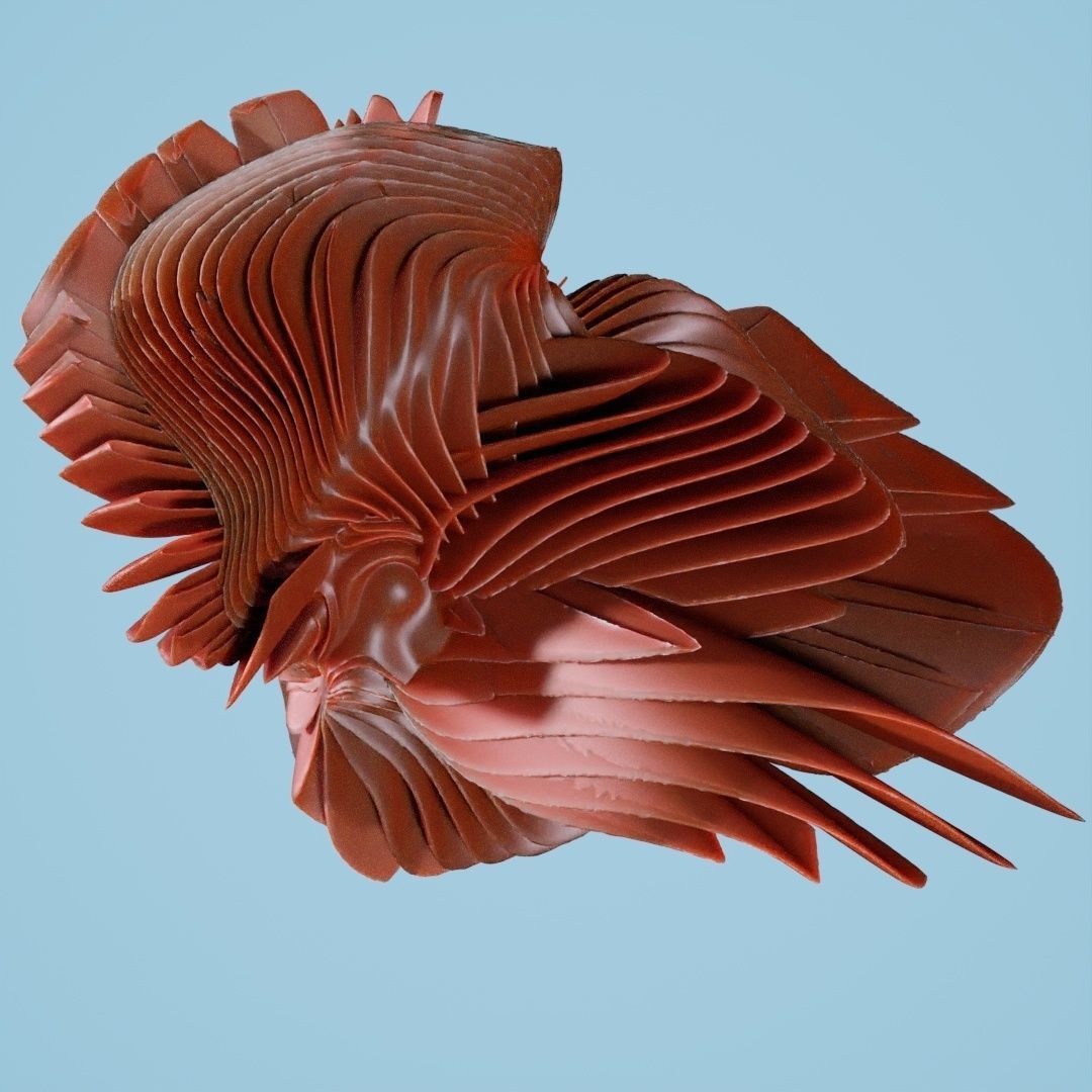 12 Folding Spheres 3D print model_52