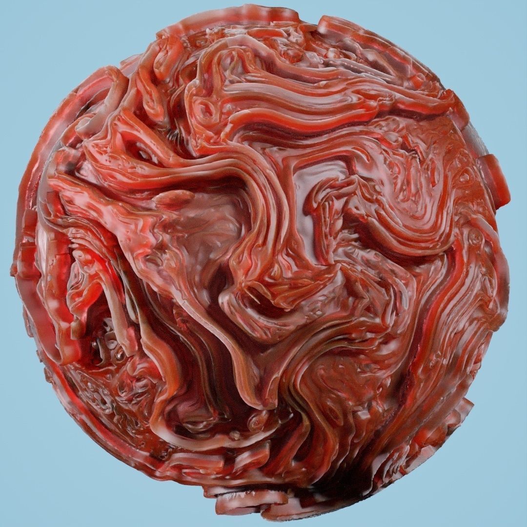 12 Folding Spheres 3D print model_33