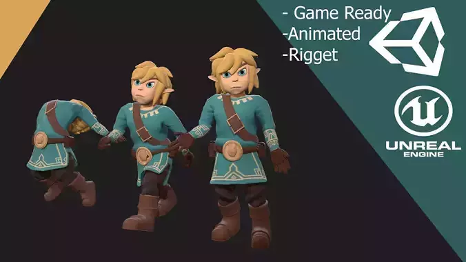 Sweet warrior Gameready fantastic