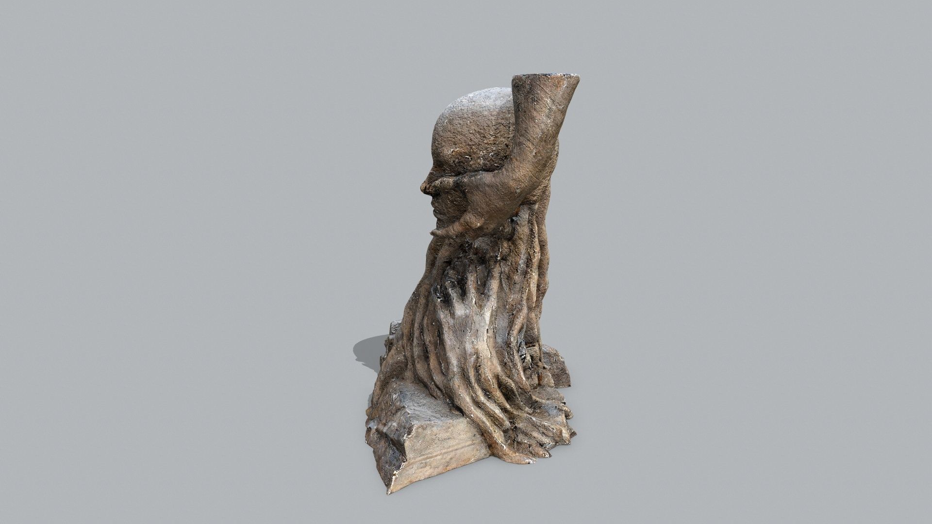 Hands of the devil Low-poly 3D model_4