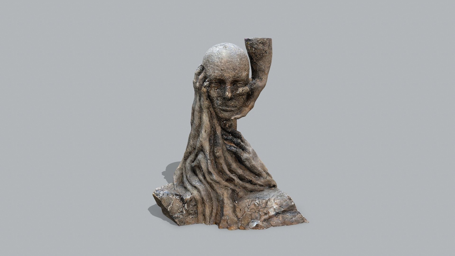 Hands of the devil Low-poly 3D model_2