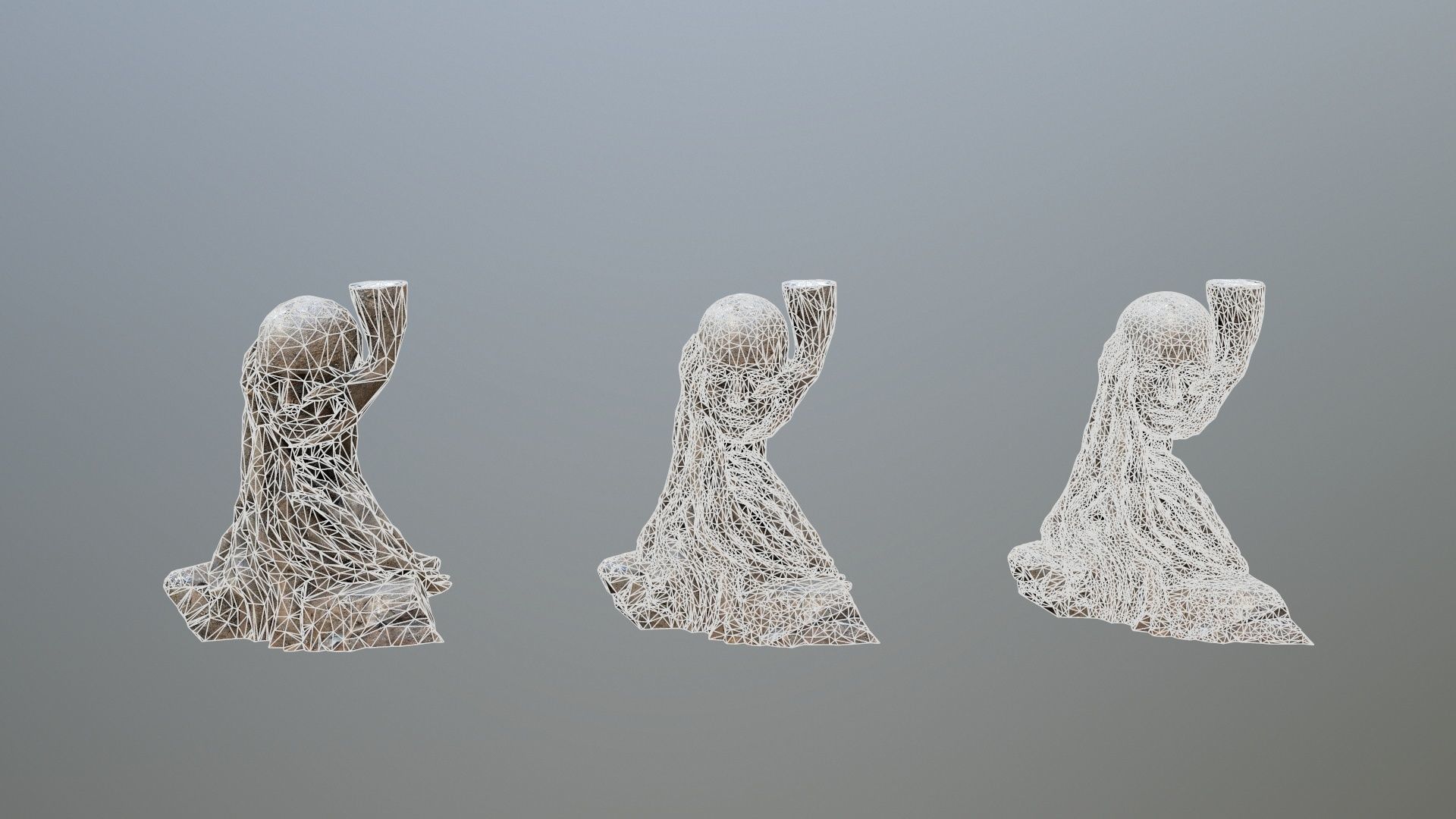 Hands of the devil Low-poly 3D model_12