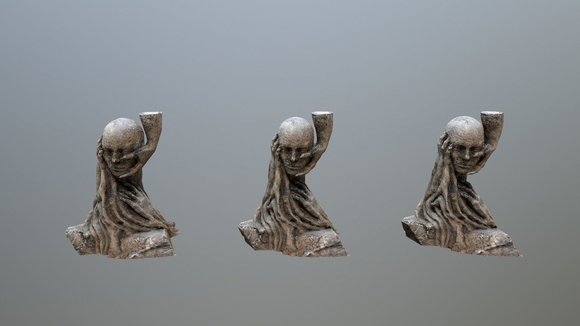 Hands of the devil Low-poly 3D model_11